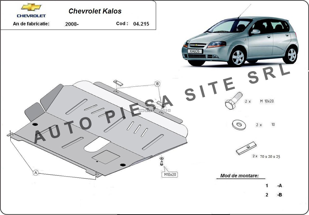 Scut metalic motor Chevrolet Kalos fabricat incepand cu 2008 04215-Chevrolet-Kalos-II.jpg
