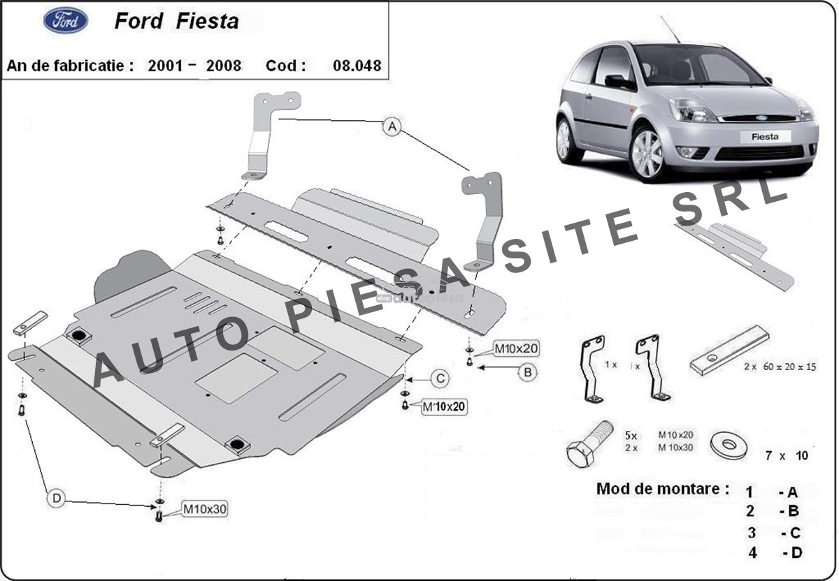 Scut metalic motor Ford Fiesta 5 V fabricat in perioada 2001 - 2008 08048-Ford-Fiesta.jpg