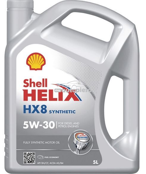 Ulei motor SHELL Helix HX8 SYN 5W30 SN 5L