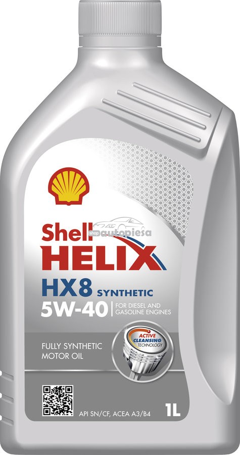 Ulei motor SHELL Helix HX8 SYN 5W40 SN 1L