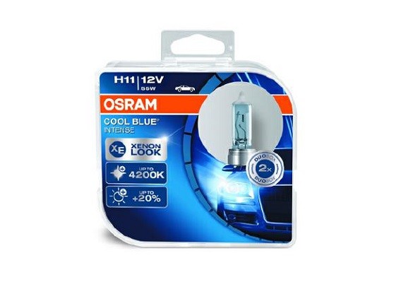 Set 2 becuri Osram H11 Cool Blue Intense 12V 55W