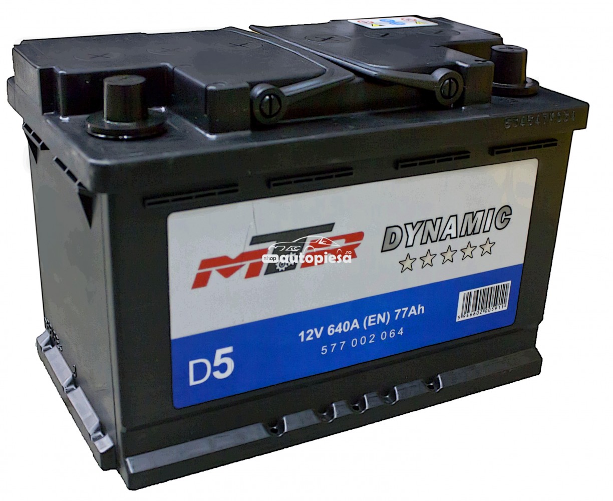 Acumulator baterie auto MTR Dynamic L3 77 Ah 640A