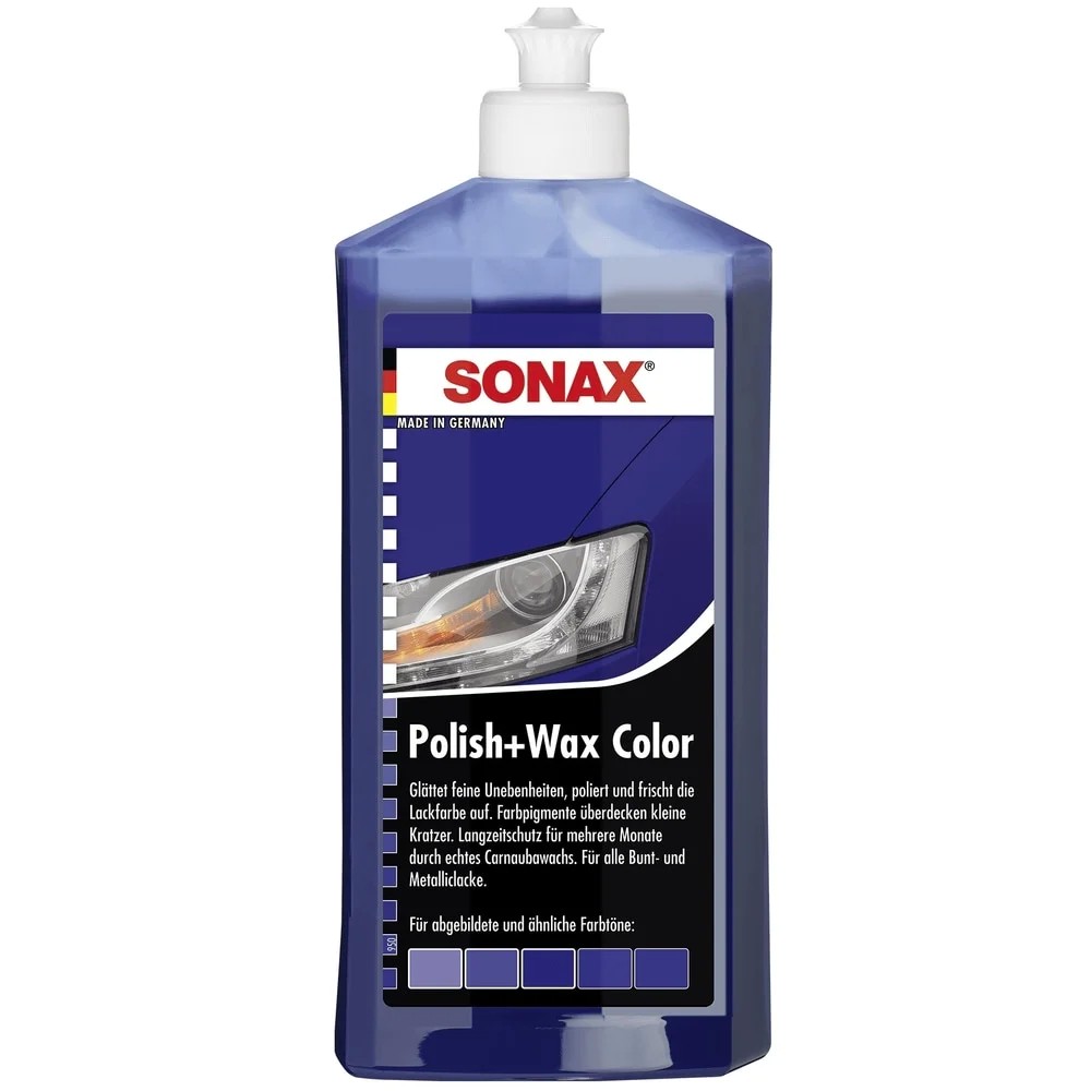 Lotiune polish albastru SONAX Polish & Wax NanoPro 500 ml