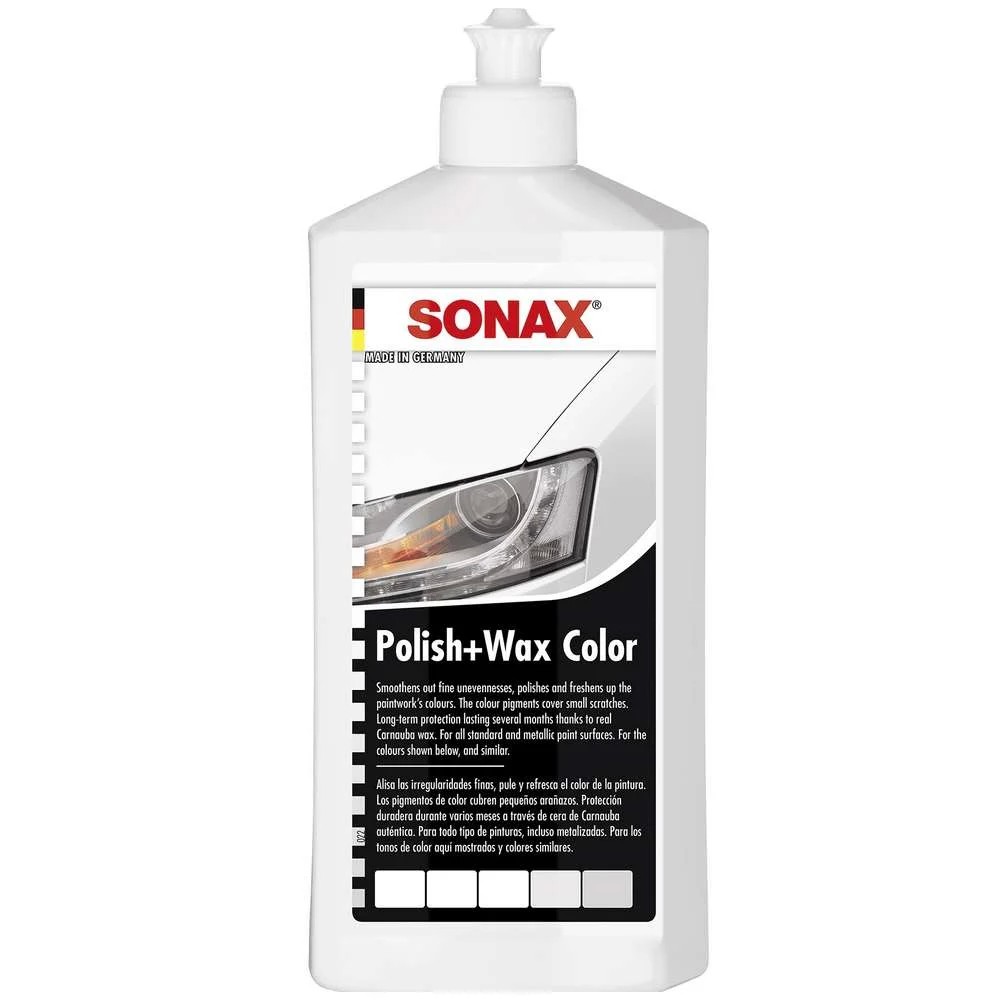 Lotiune polish alb SONAX Polish & Wax NanoPro 500 ml