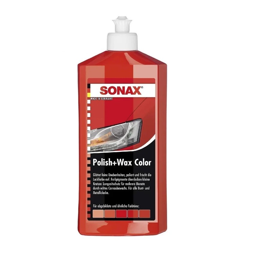 Lotiune polish rosu SONAX Polish & Wax NanoPro 500 ml