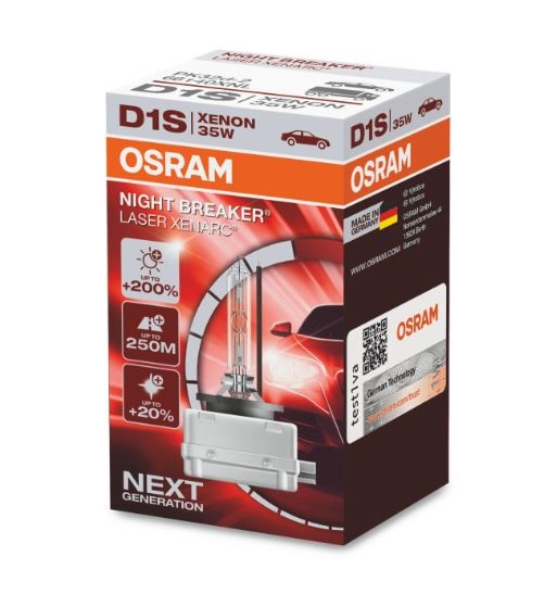 Bec Xenon Osram D1S Xenarc Night Breaker Unlimited (+ 200% lumina) 4500K 85V 35W
