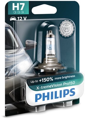 Bec Philips H7 X-tremeVision Pro150 (+150% lumina) 12V 55W