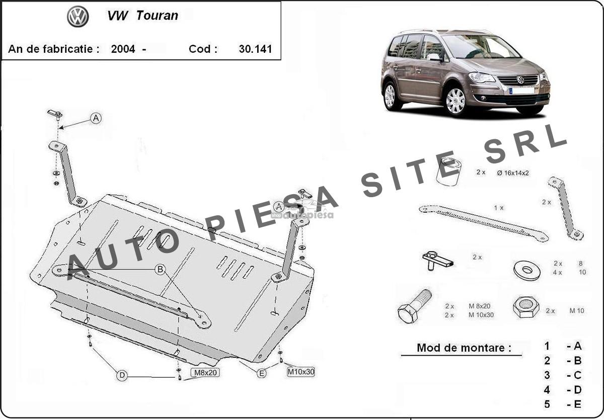Scut metalic motor VW Touran fabricat incepand cu 2003 30141-VW-Touran.jpg