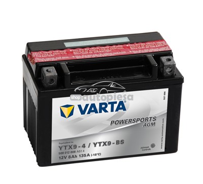 Acumulator baterie motociclete VARTA Powersports AGM 8 Ah 135A