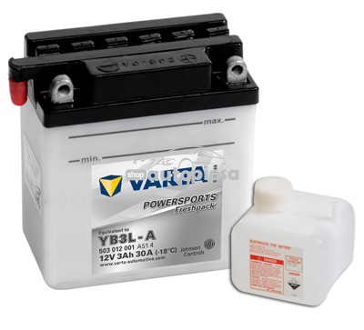 Acumulator baterie motociclete VARTA Powersports Freshpack 3 Ah 30A