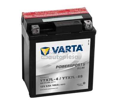 Acumulator baterie motociclete VARTA Powersports AGM 6 Ah 100A
