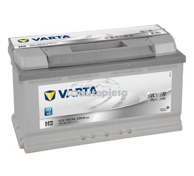 Acumulator baterie auto VARTA Silver Dynamic 100 Ah 830A