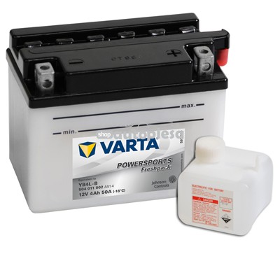 Acumulator baterie motociclete VARTA Powersports Freshpack 4 Ah 50A