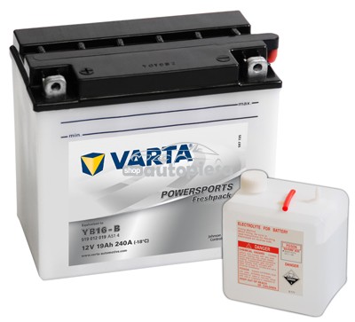 Acumulator baterie motociclete VARTA Powersports Freshpack 19 Ah 240A cu borne inverse