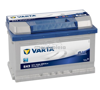 Acumulator baterie auto VARTA Blue Dynamic 72 Ah 680A