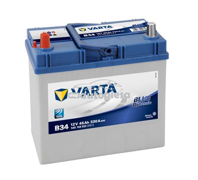 Acumulator baterie auto VARTA Blue Dynamic 45 Ah 330A cu borne inverse