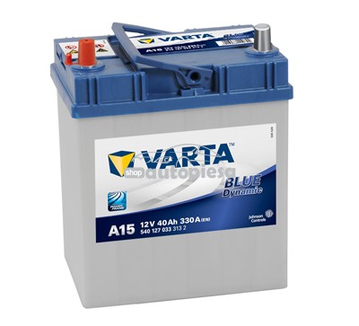 Acumulator baterie auto VARTA Blue Dynamic 40 Ah 330A cu borne inguste si inverse