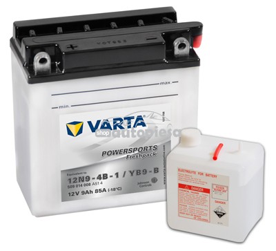 Acumulator baterie motociclete VARTA Powersports Freshpack 9 Ah 85A