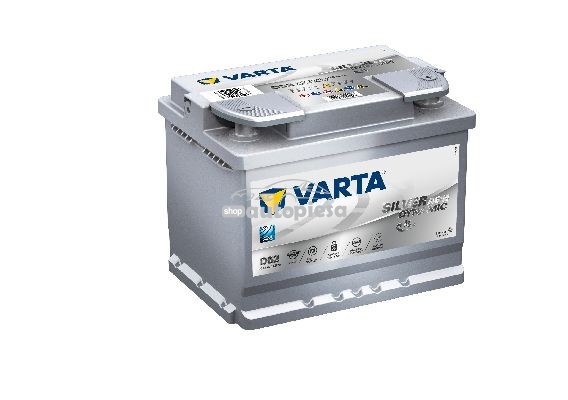 Acumulator baterie auto VARTA Silver Dynamic 60 Ah 680A tip AGM (pentru sistem START/STOP)