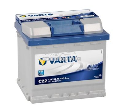 Acumulator baterie auto VARTA Blue Dynamic 52 Ah 470A