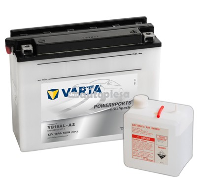 Acumulator baterie motociclete VARTA Powersports Freshpack 16 Ah 180A