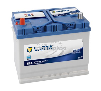 Acumulator baterie auto VARTA Blue Dynamic 70 Ah 630A cu borne inverse
