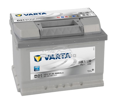 Acumulator baterie auto VARTA Silver Dynamic 61 Ah 600A