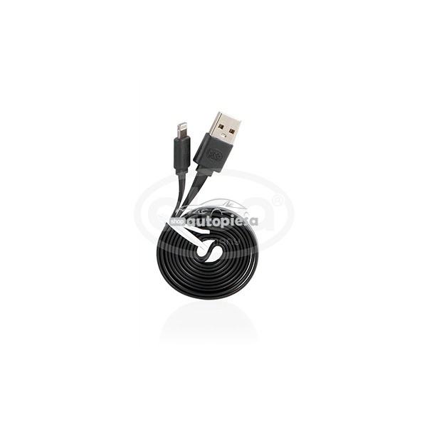 Cablu incarcator Lightning negru 1m pentru iPhone ALCA