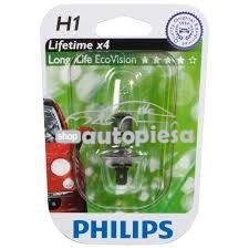 Bec Philips H1 LongLife EcoVision 12V 55W