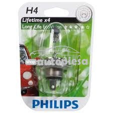 Bec Philips H4 LongLife EcoVision 12V 60/55W